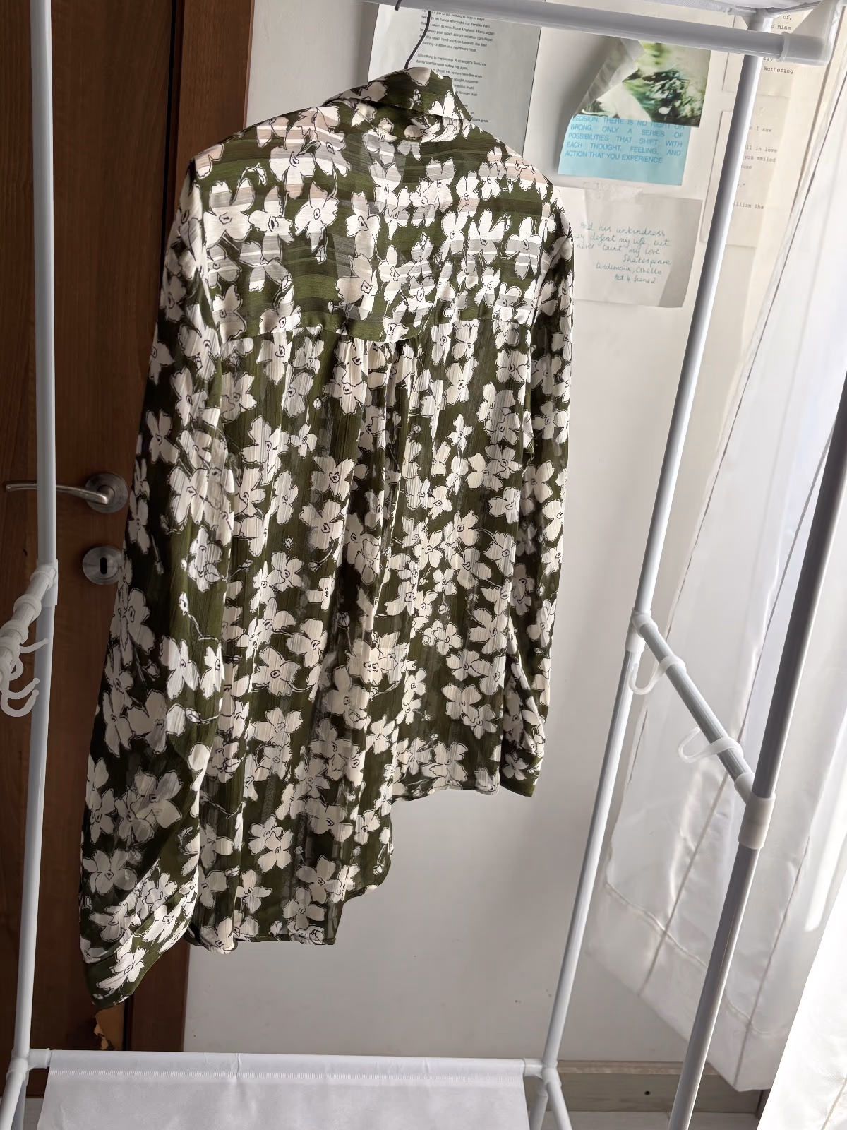Zara Floral Button-Up Shirt, photo 2