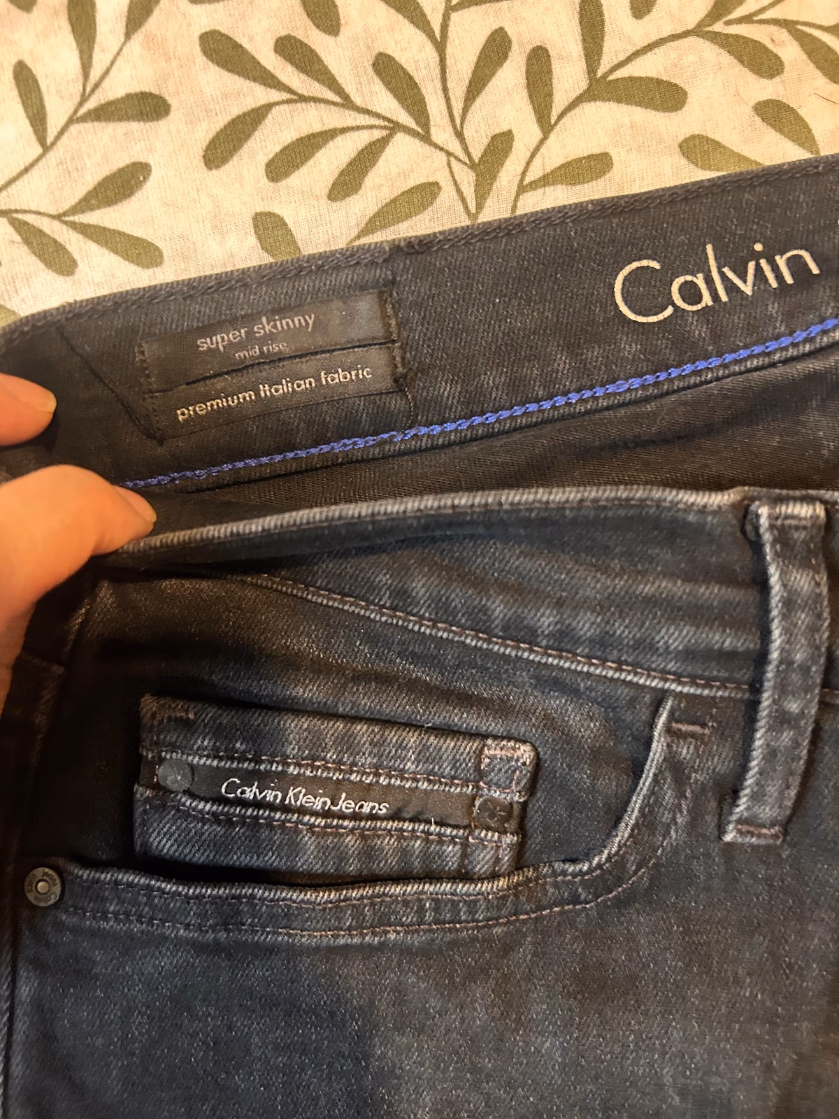 Pantalones vaqueros súper ajustados de Calvin Klein, foto 3