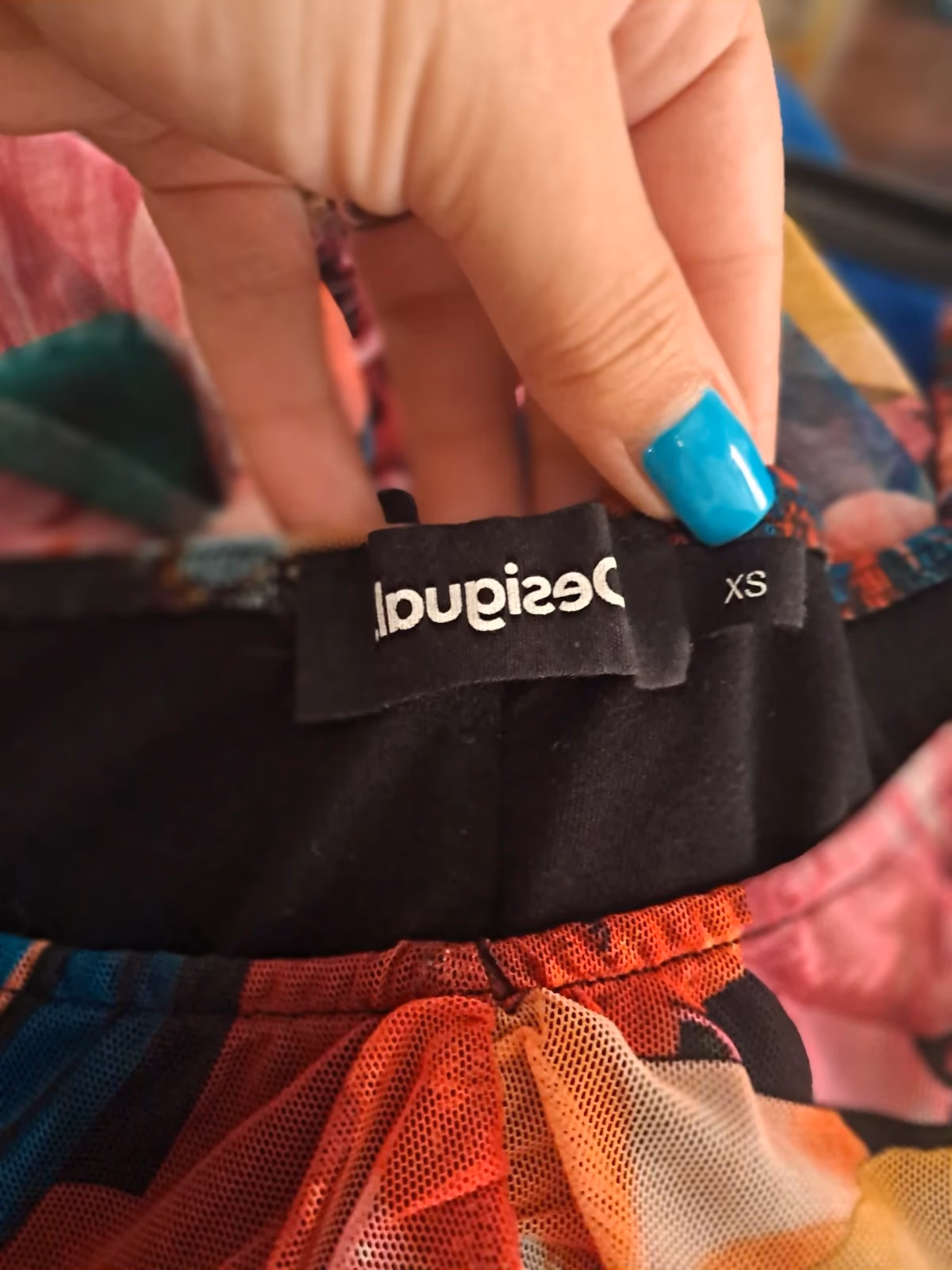 Desigual floral mesh midi dress, photo 3