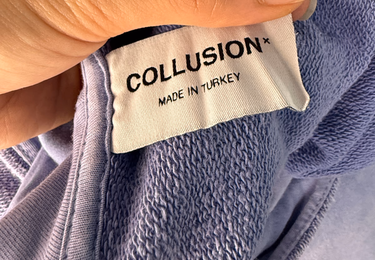 Collusion Oversized Washed Purple Hoodie, photo 3