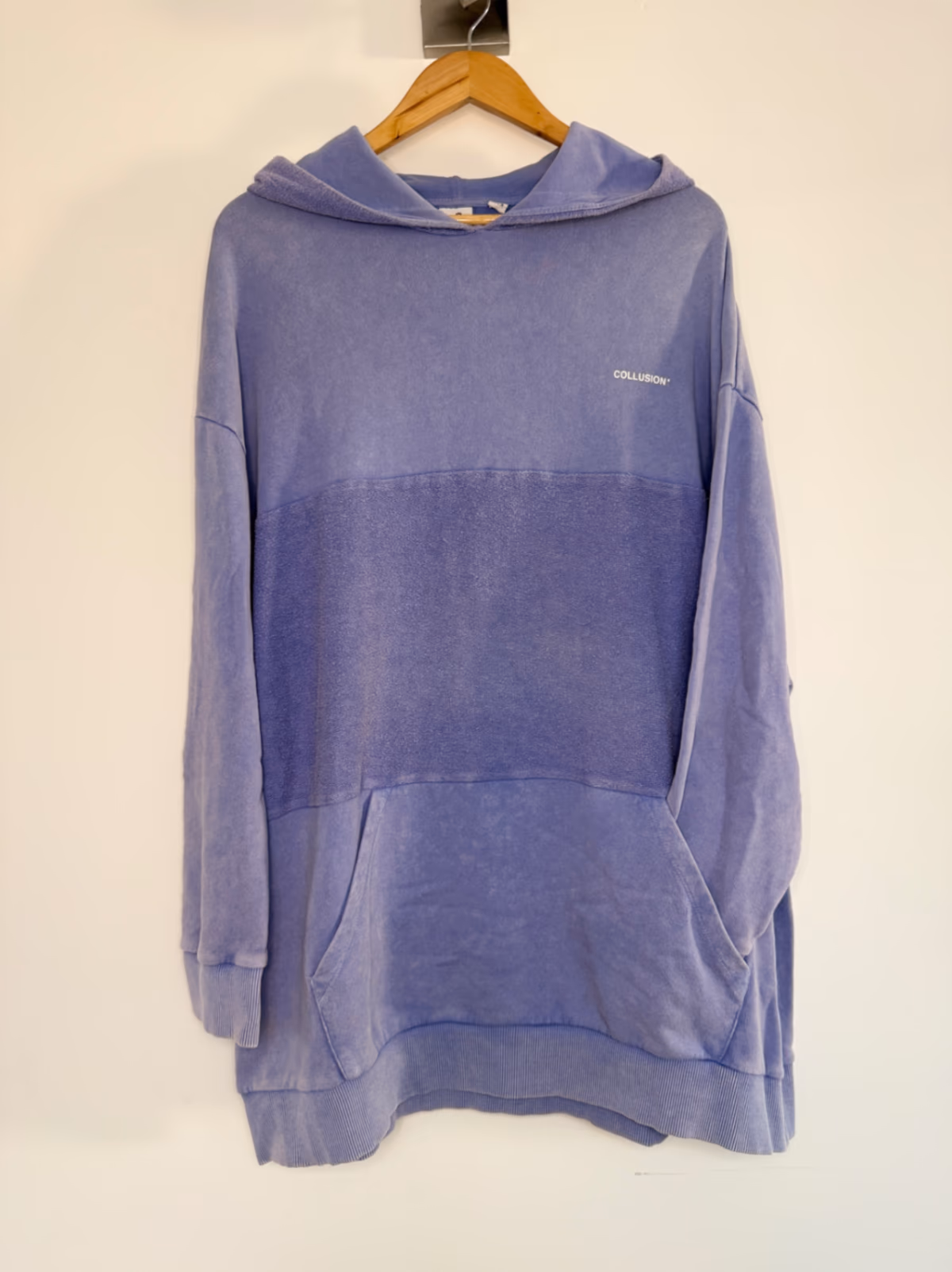 Collusion Oversized Washed Purple Hoodie, photo 2