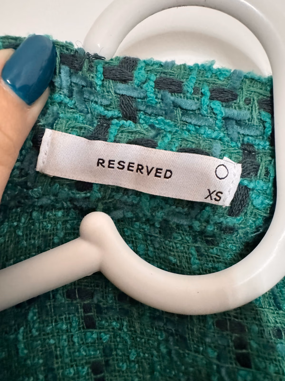 Reserved Green Tweed Style Jacket, photo 3