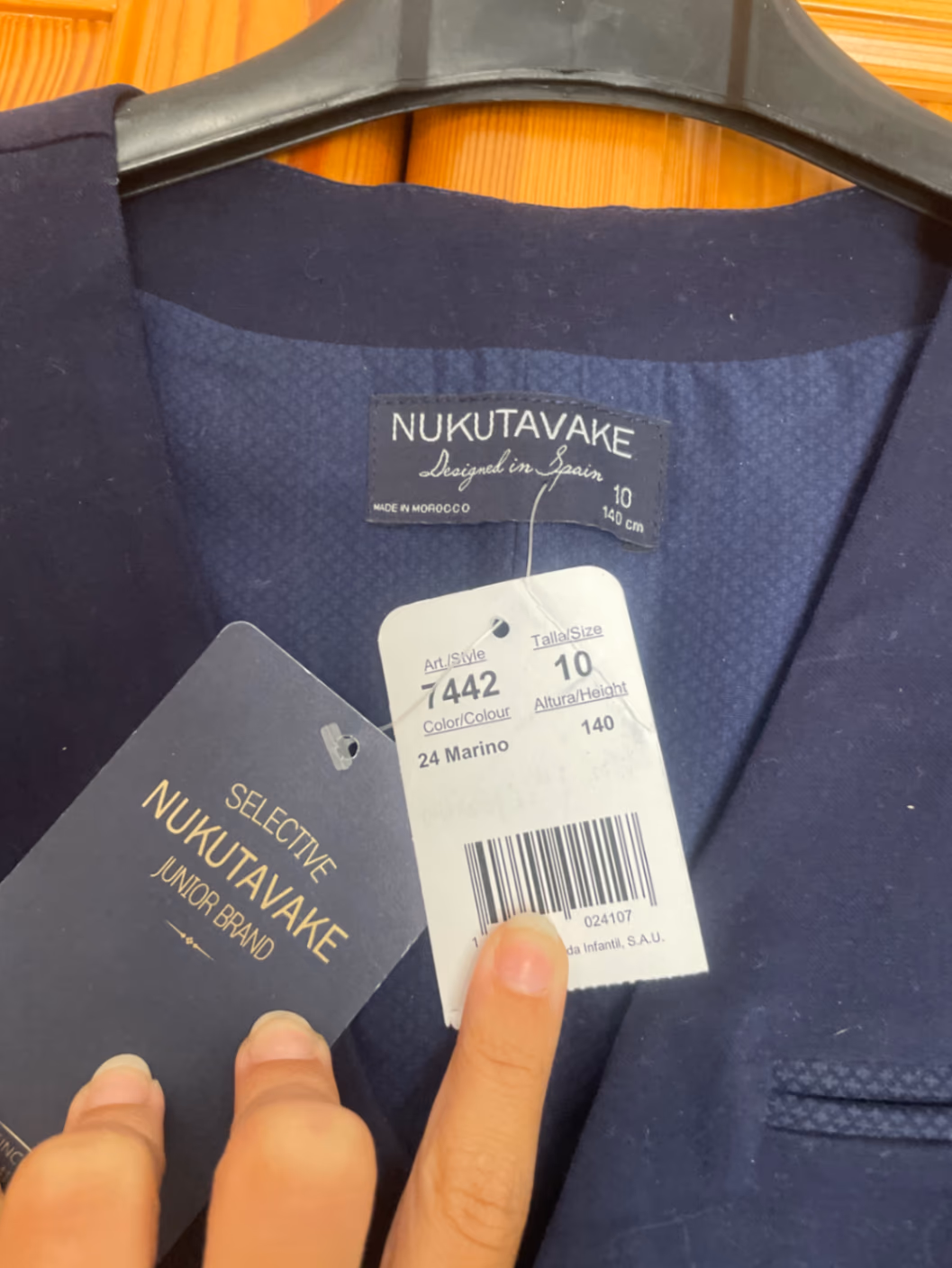 Gilet elegante blu navy su misura, foto 4