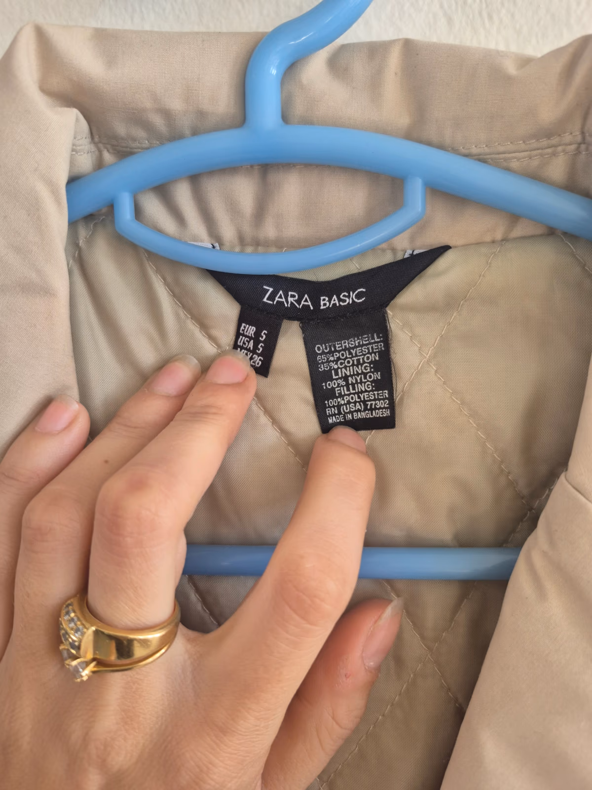 Zara Basic Quilted Blazer, photo 6