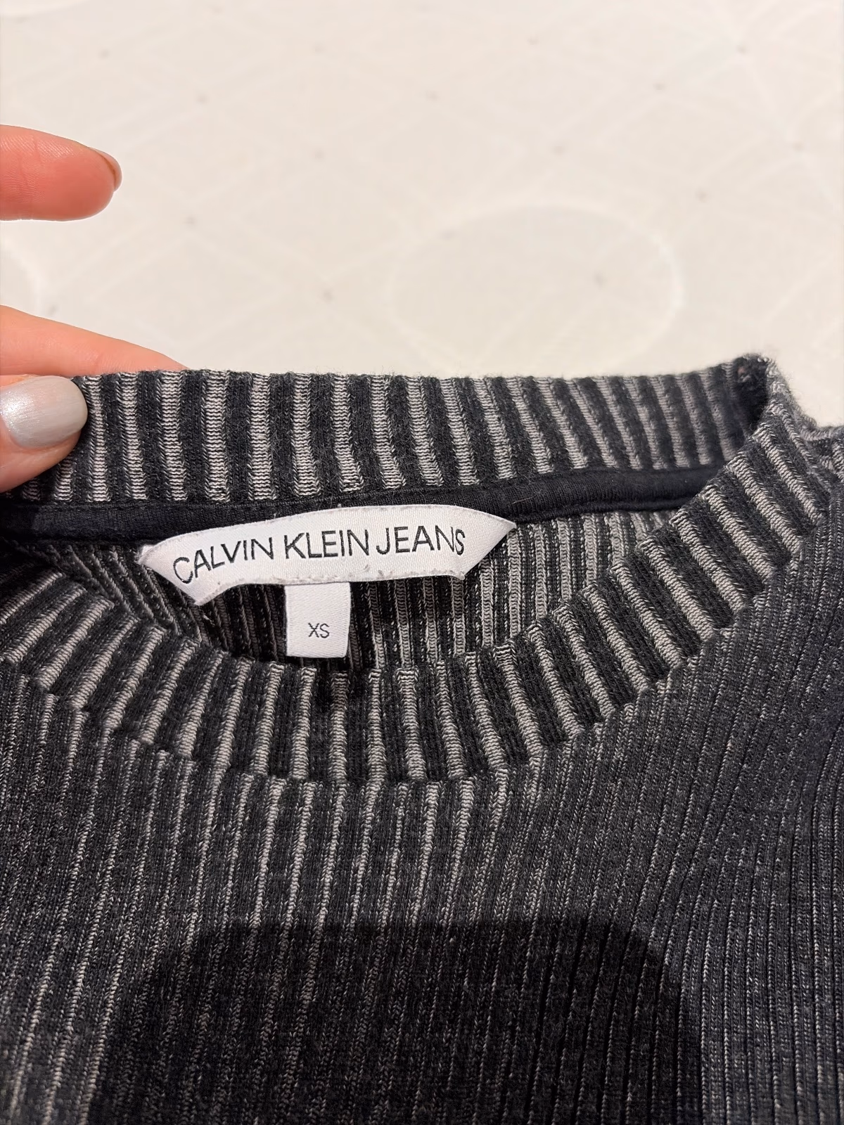 Calvin Klein Ribbed Knit Dress, photo 2