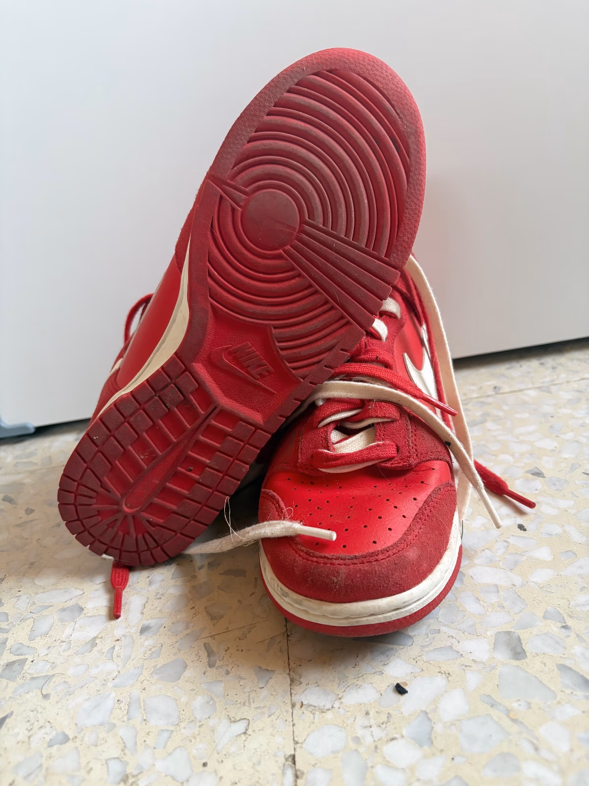 Red and White Nike 50th Anniversary Sneakers, photo 3