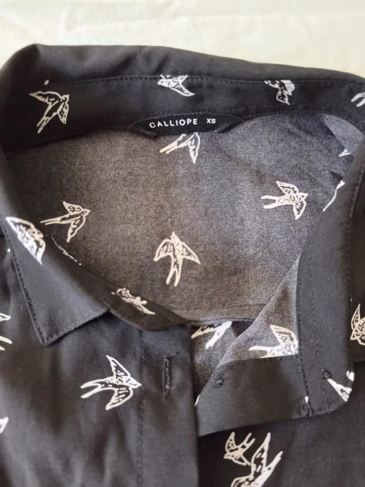 Calliope Sleeveless Bird Print Shirt, photo 4