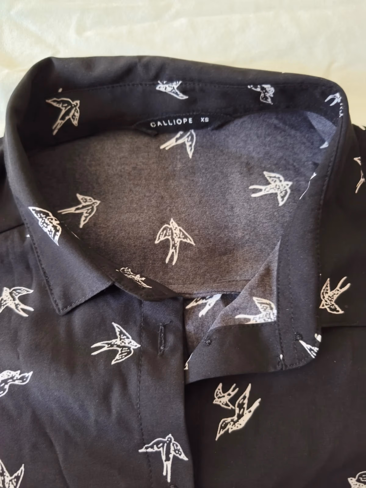 Calliope Sleeveless Bird Print Shirt, photo 2