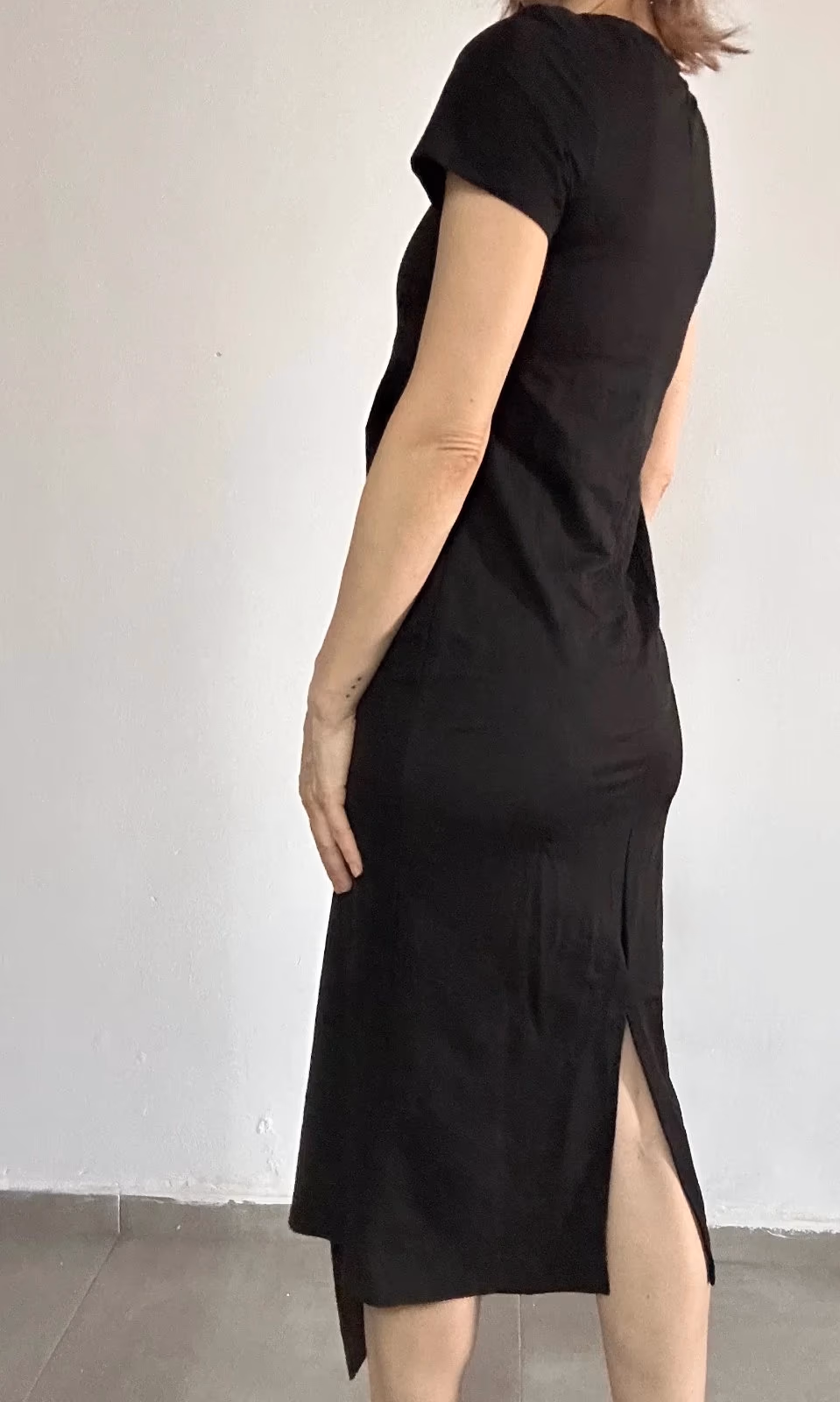 Black knot front midi dress - Springfield, photo 3