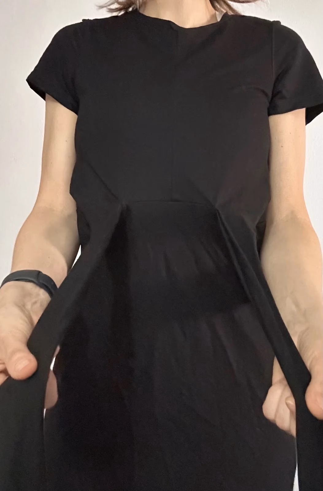 Black knot front midi dress - Springfield, photo 4