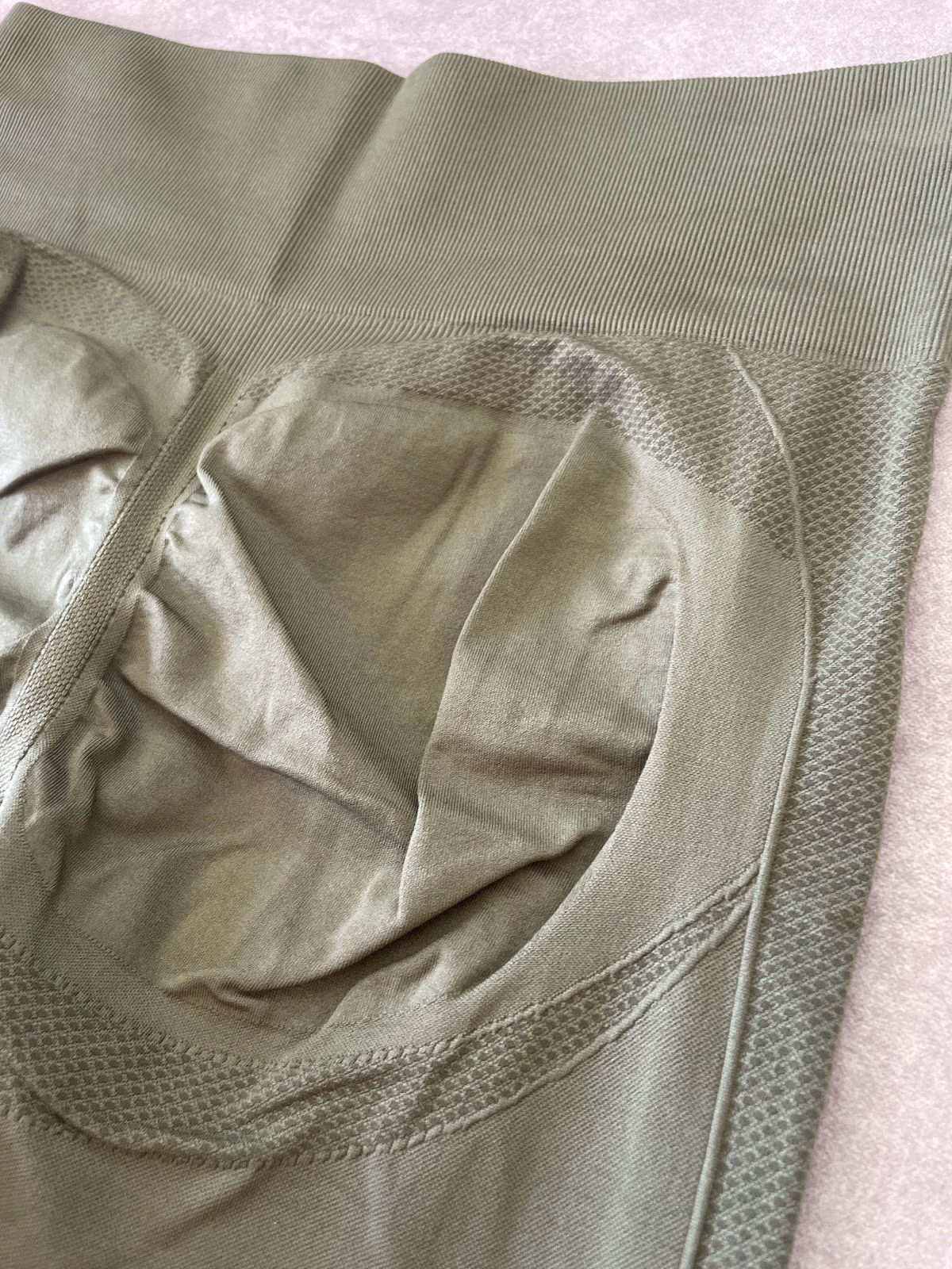Olive Green Scrunch Bum Leggings, photo 3