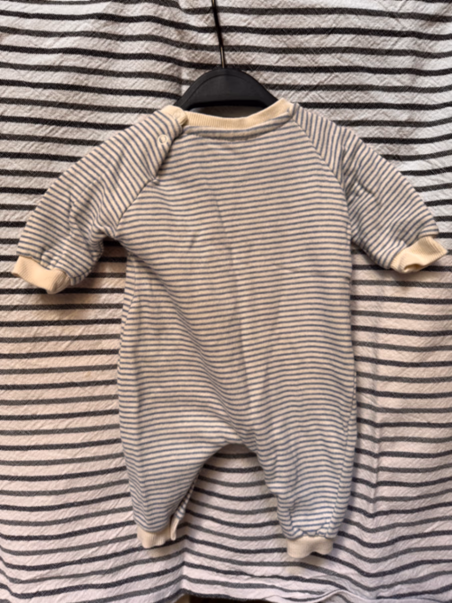 Striped Cotton Baby Romper, photo 2