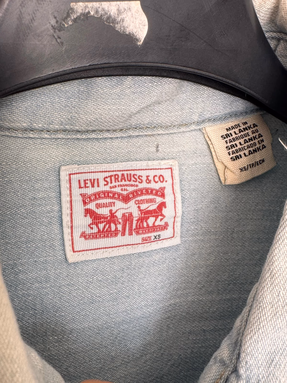 Levi's Light Wash Denim Shirt, photo 4