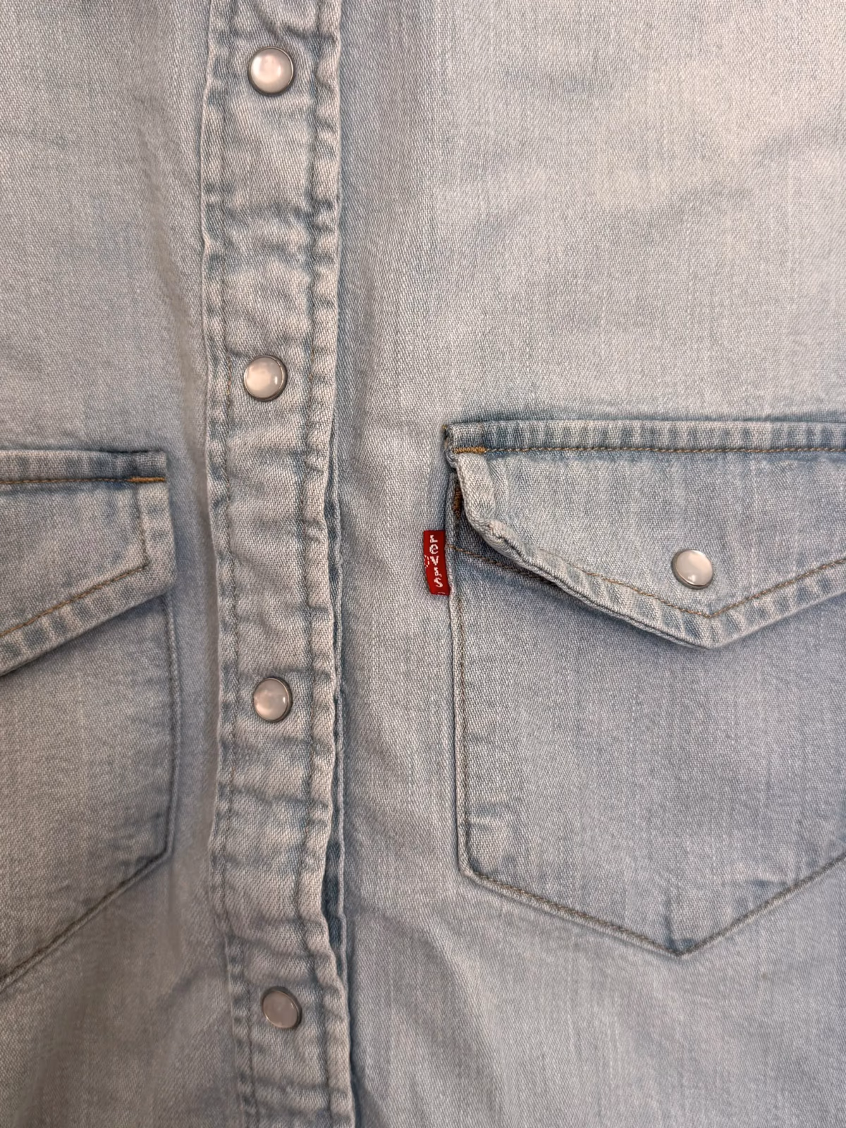 Levi's Light Wash Denim Shirt, photo 3