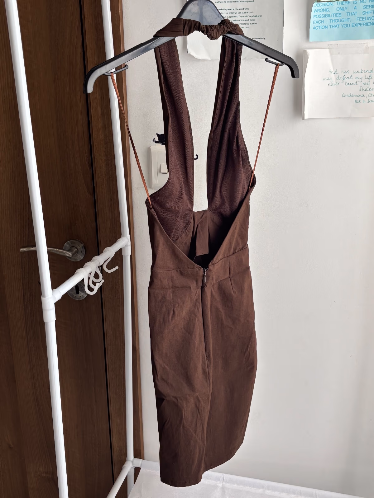 Pull&Bear Brown Halter Dress, photo 2
