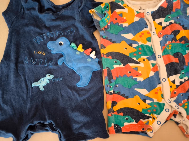 Baby dinosaur print rompers set, photo 5