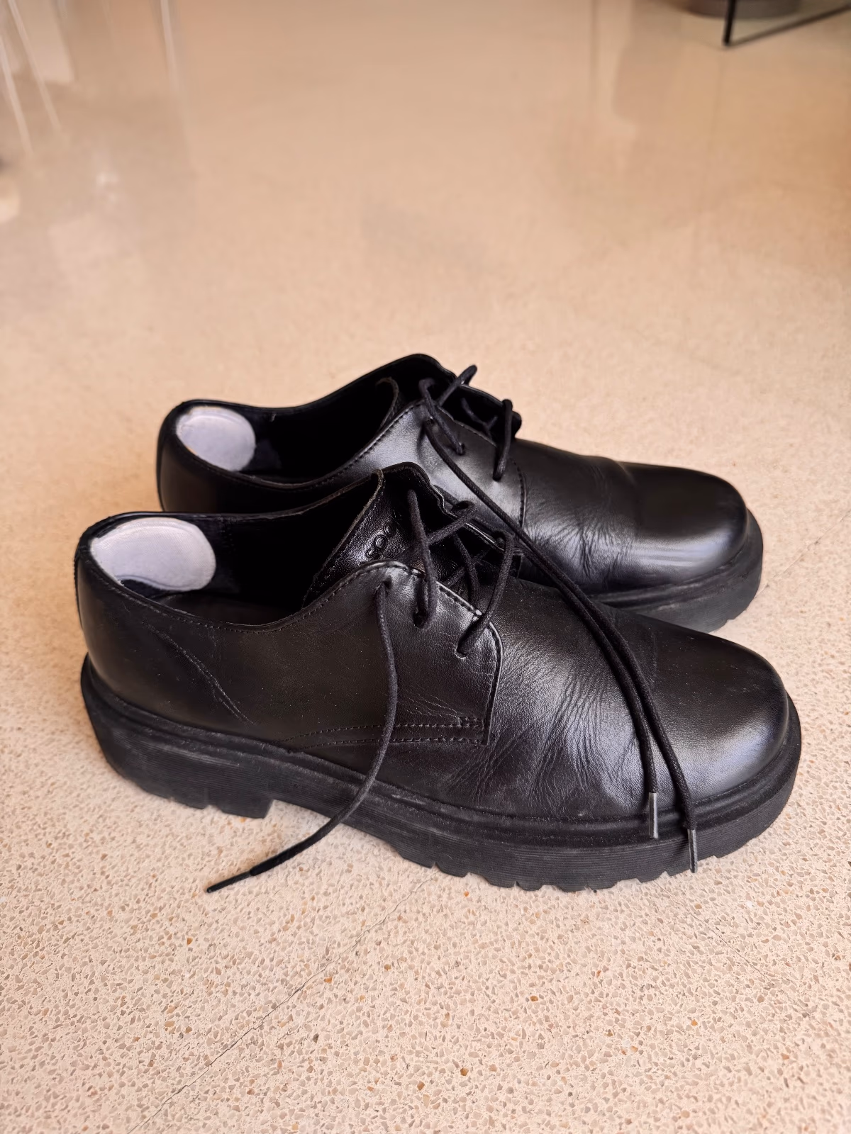 Black Leather Lace-ups, photo 2
