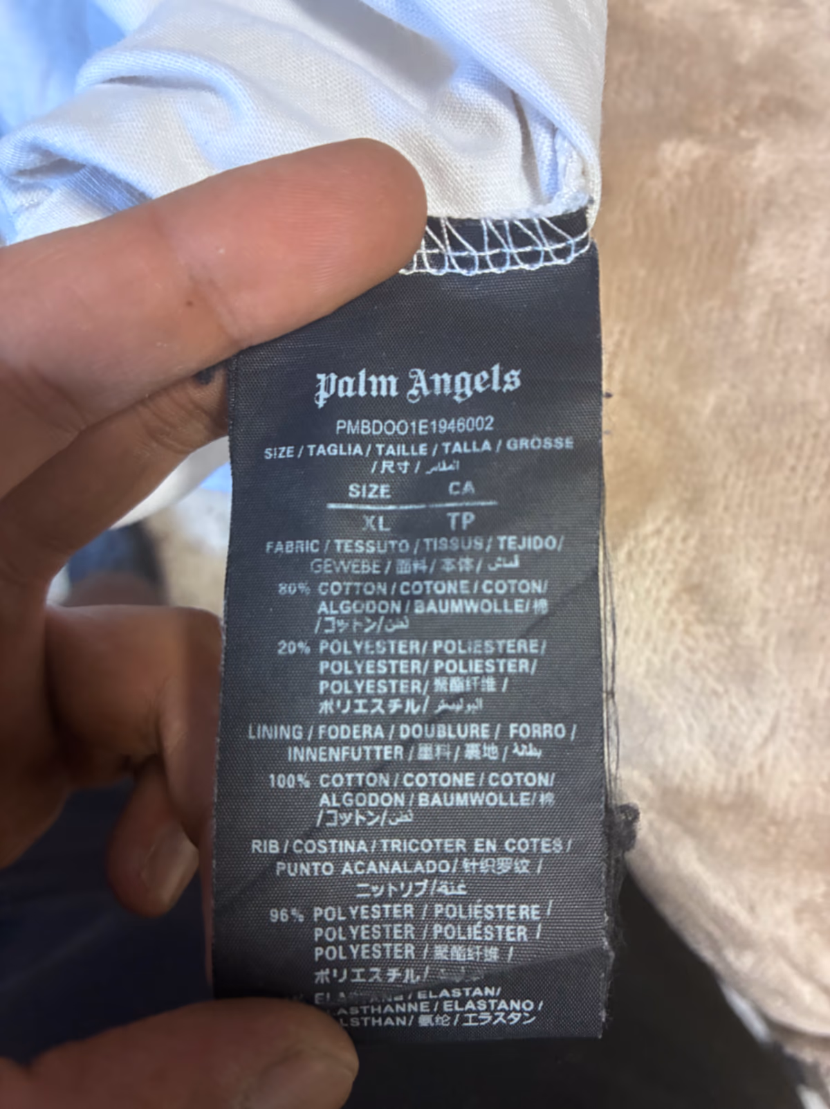 Camiseta Palm Angels com estampa de palmeira, fotografia 3