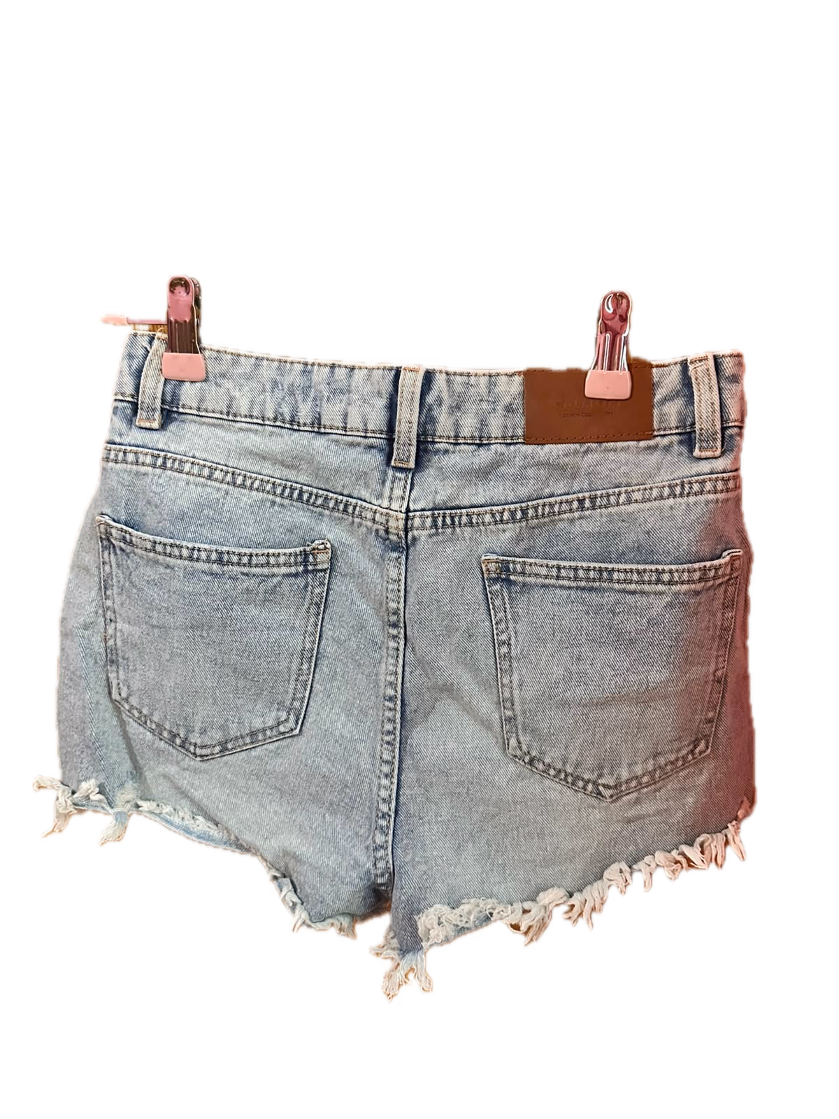 Calliope Distressed Light Blue Shorts, photo 2