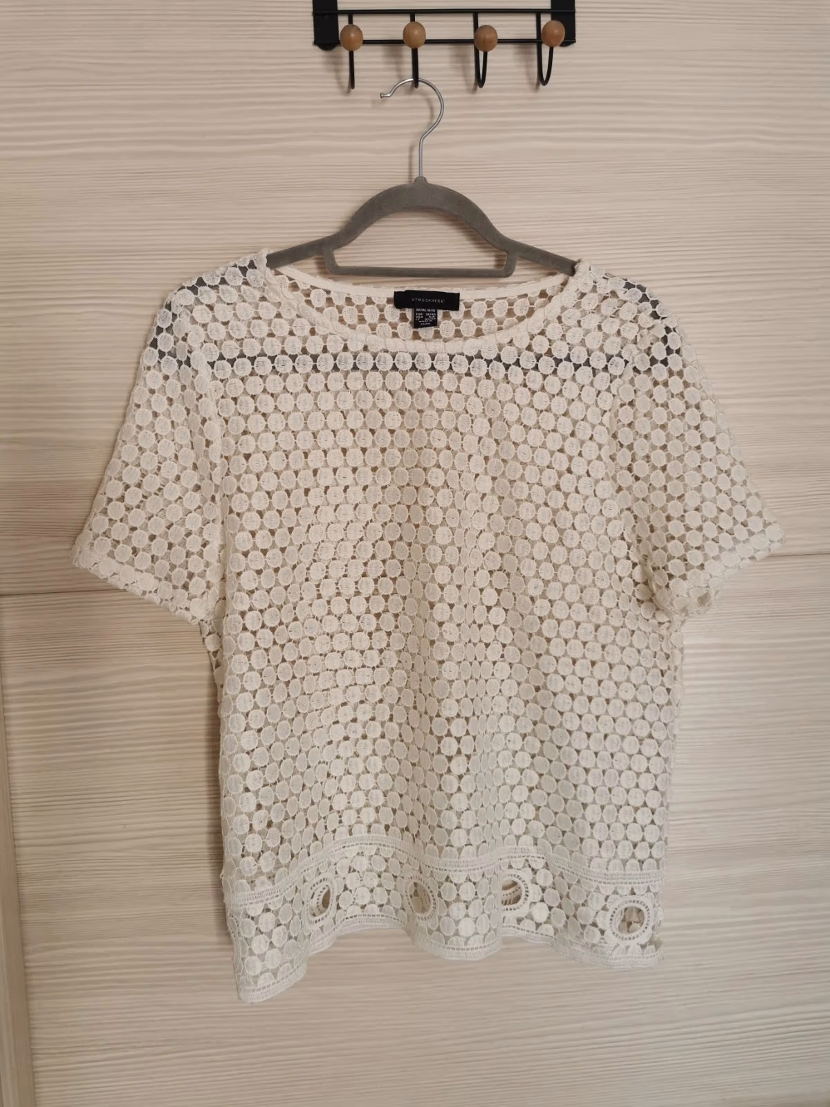 Top in pizzo all'uncinetto "White Atmosphere", foto 2