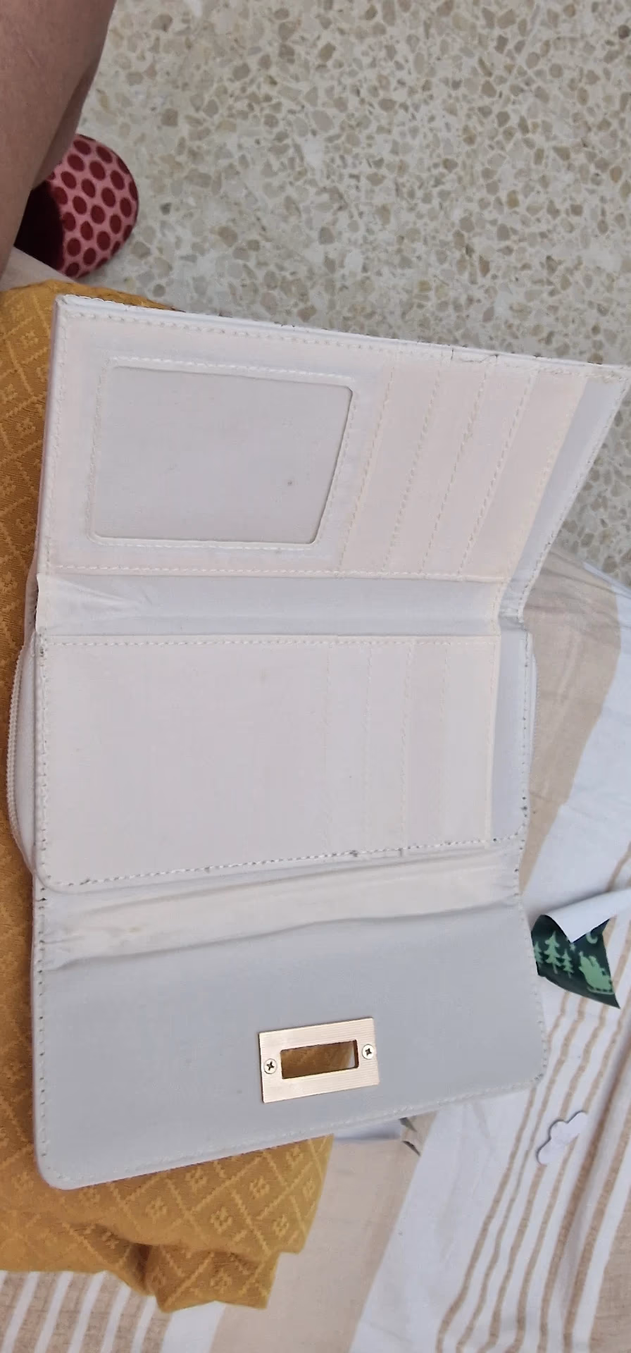 Quilted Faux Leather Twist Lock Wallet, photo 3