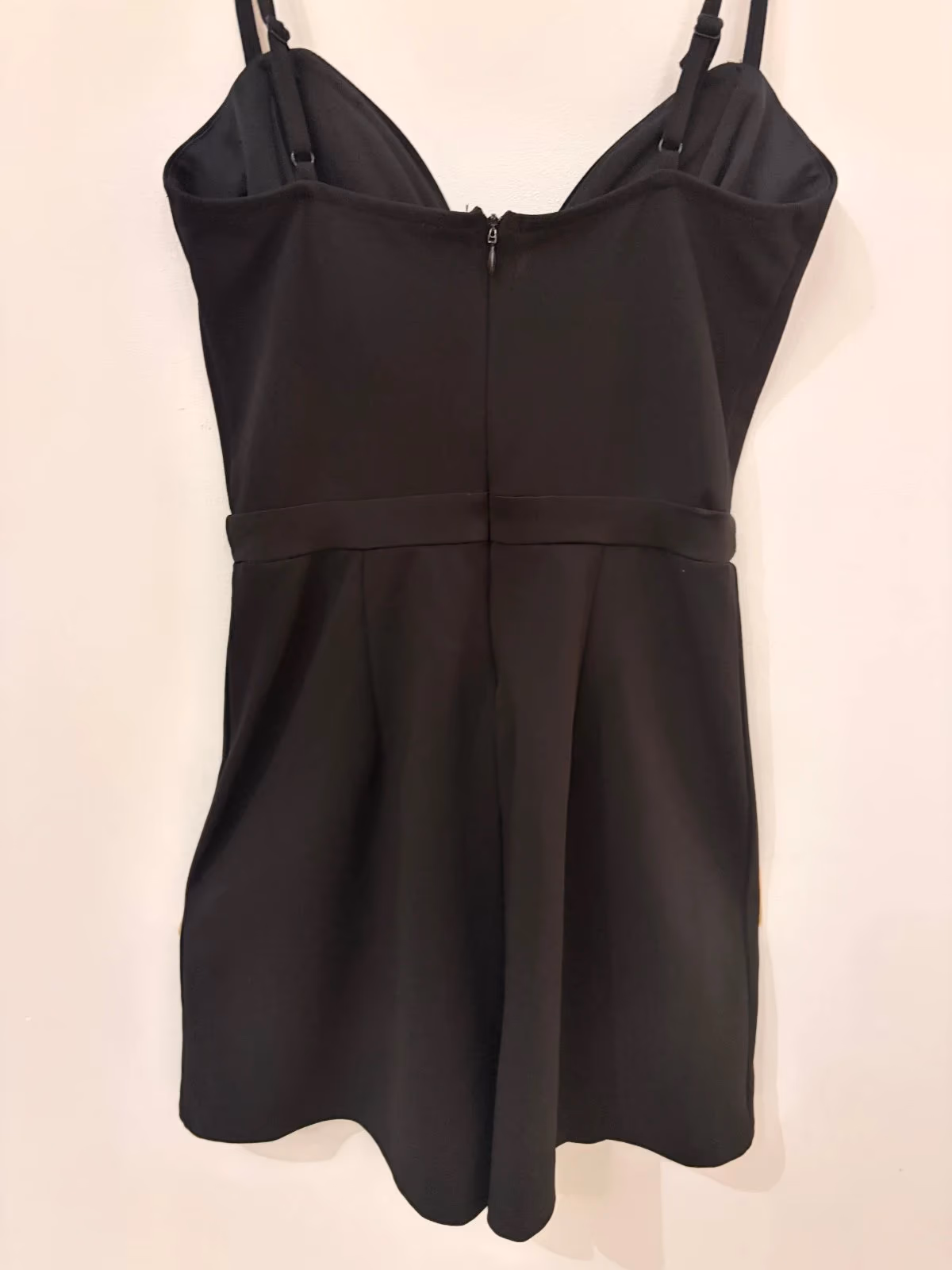 Black jumpsuit V-Neck - Bershka, photo 4