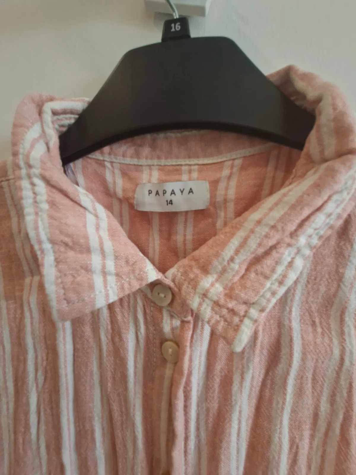 Abito a camicia a righe rosa e bianche, foto 2