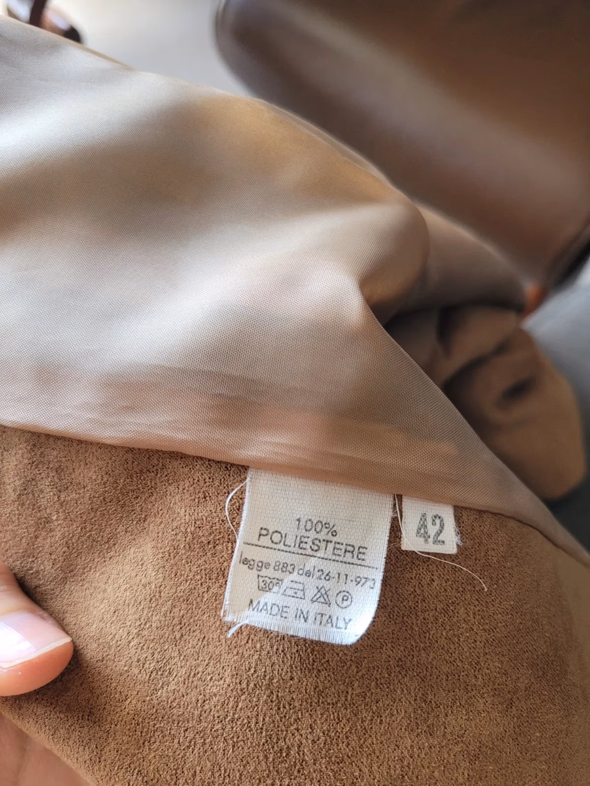 Vintage Italian brown jacket with cute details, photo 7