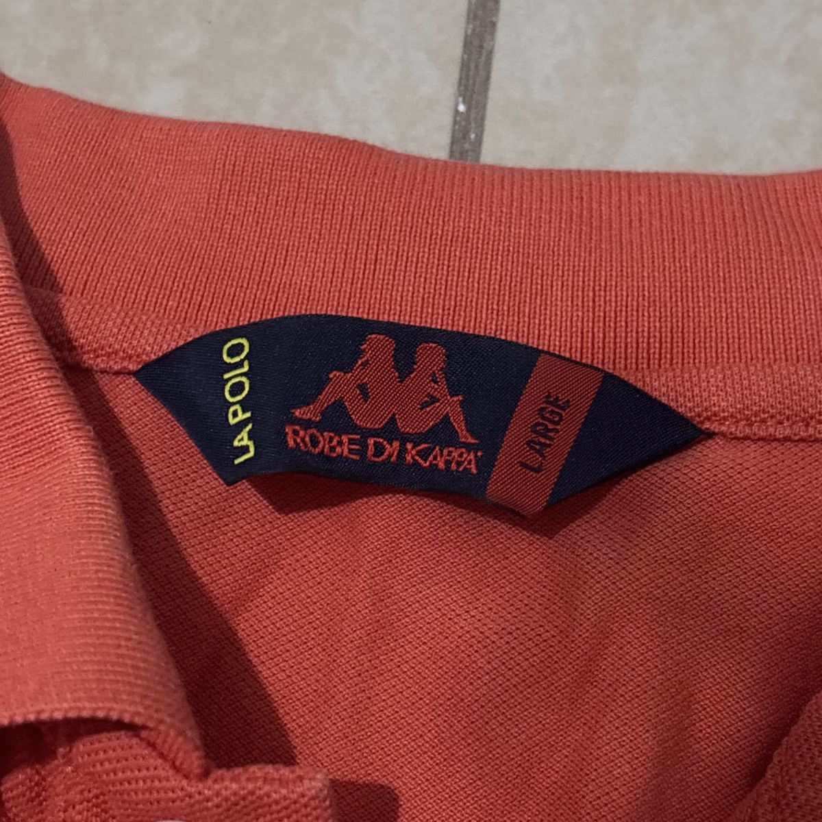 Kappa Orange Polo Shirt, photo 5