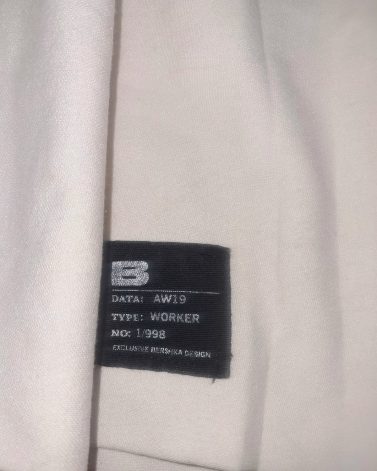 White Bershka Pleated Tennis Mini Skirt (Exclusive AW19 Worker Line) - Size XS, photo 7