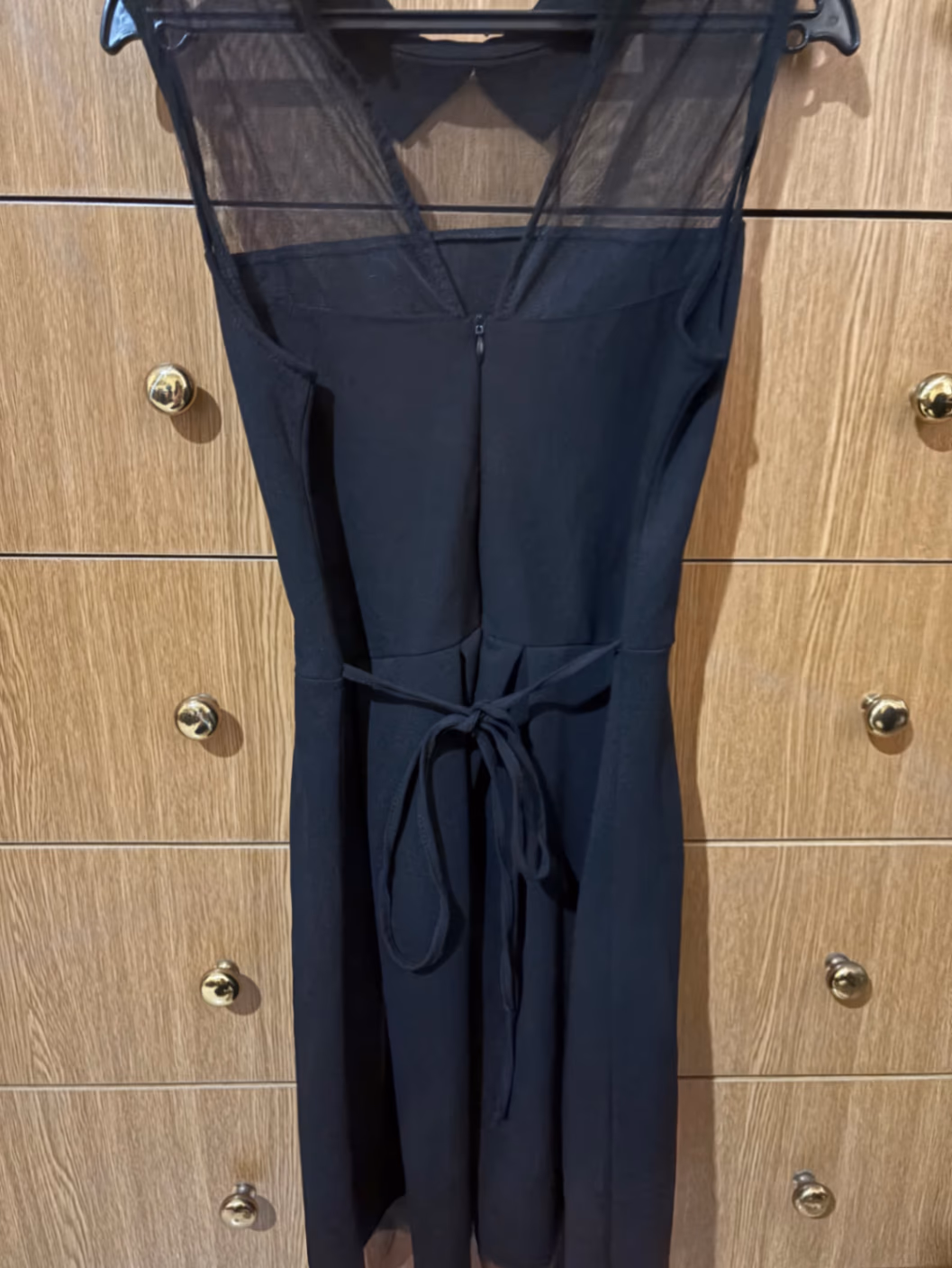 Black Mesh Back Tie Dress, photo 3