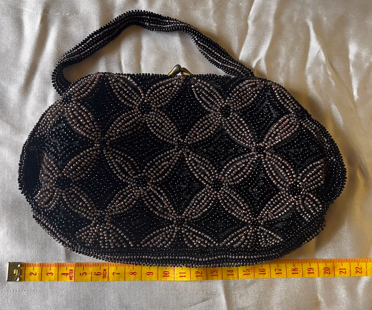 Vintage beaded evening handbag, photo 2