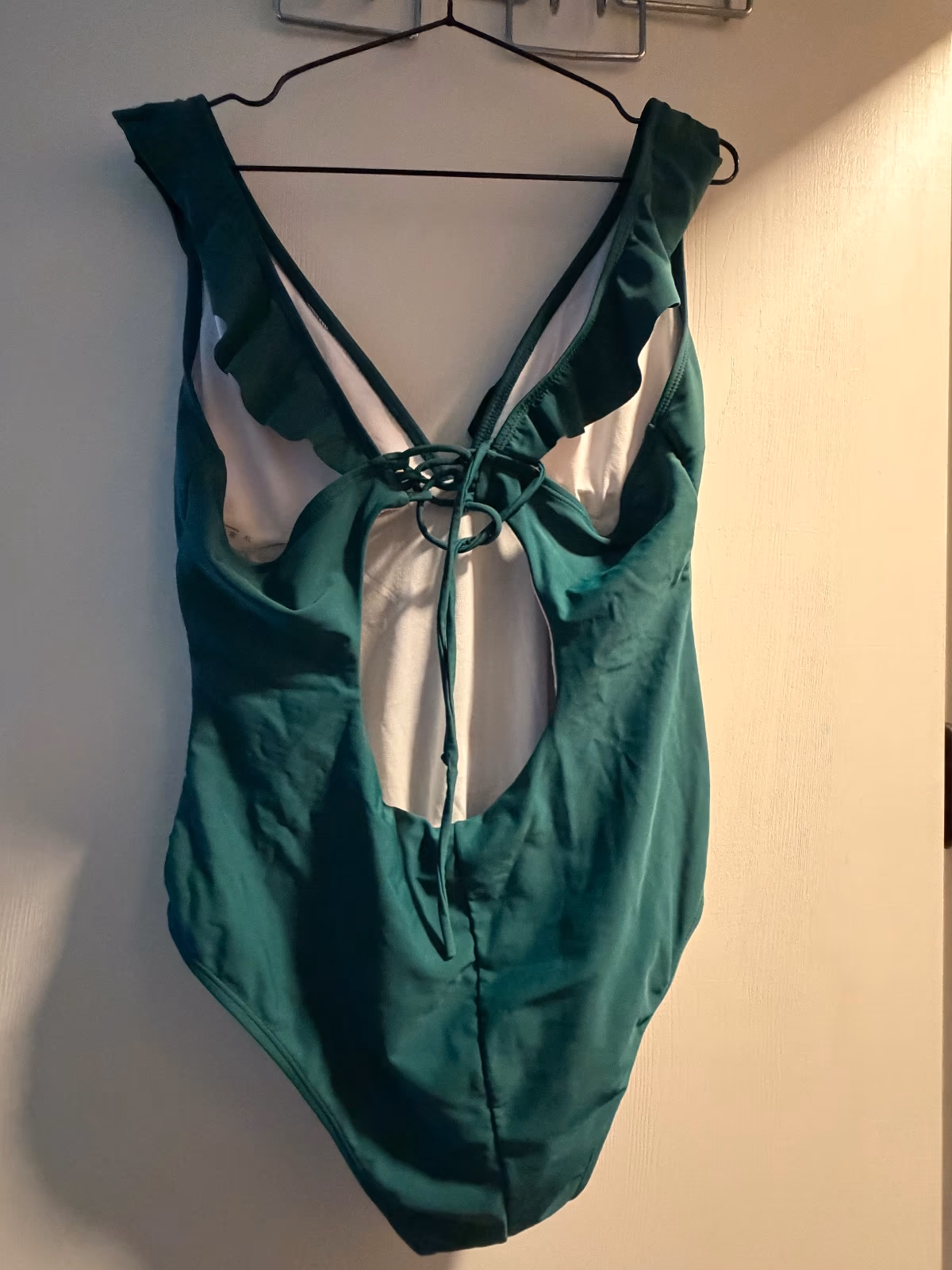 Costume da bagno verde smeraldo taglie forti, foto 2