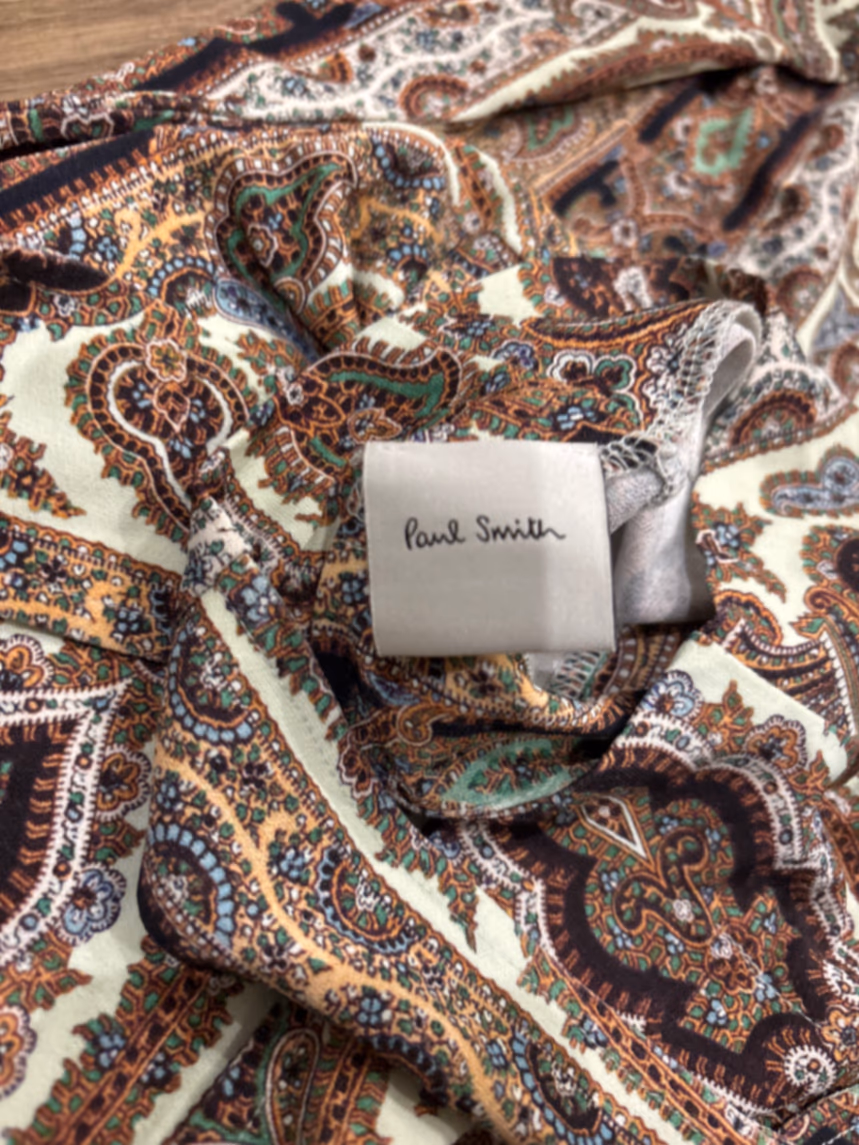 Paisley Print Long Sleeve Dress, photo 3