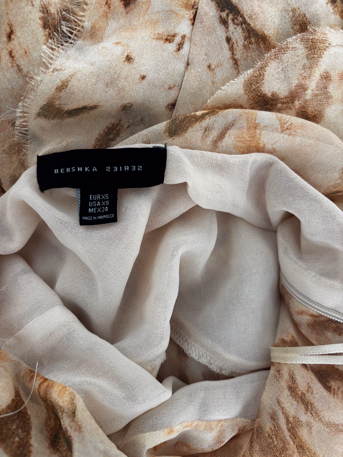 Bershka patterned halter neck dress, photo 2