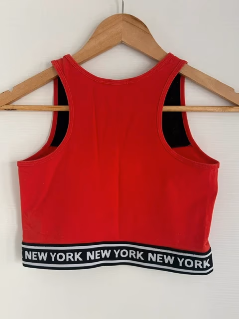 Red 'Crew' Crop Top, photo 2