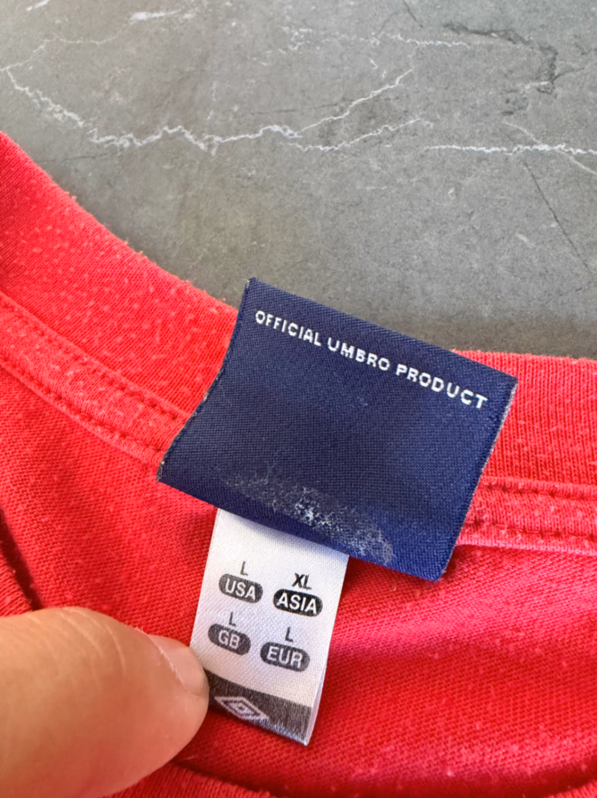 Red Umbro Short Sleeve Tee, photo 4