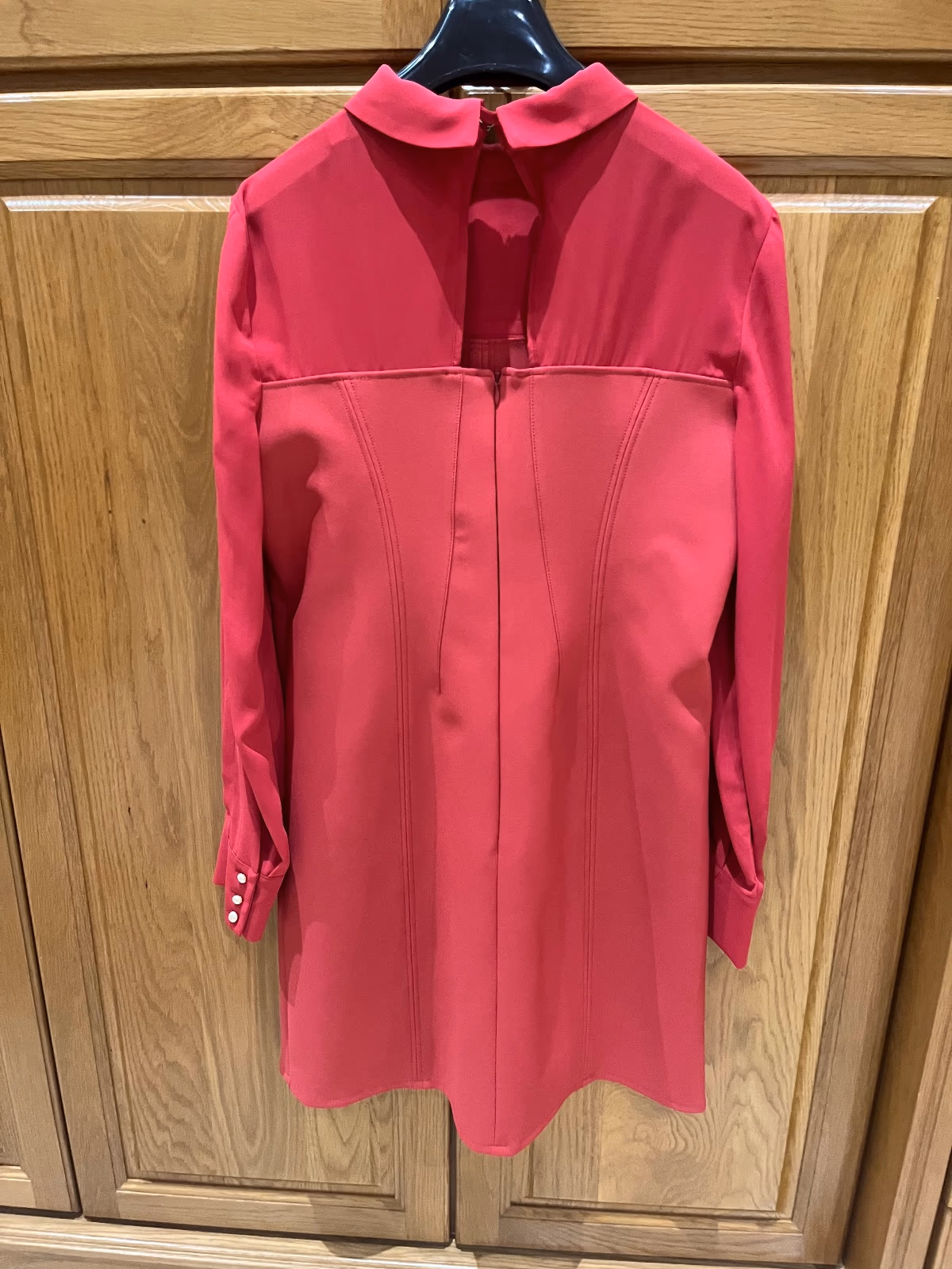 Maroon Pink Collar Dress, photo 3