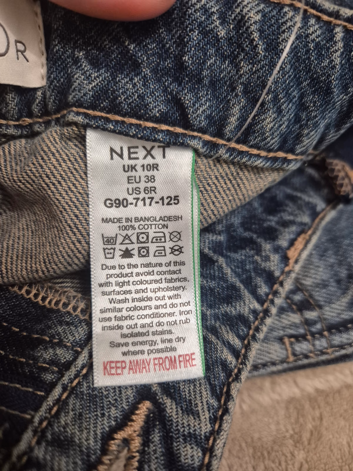 Next Maternity Blue Denim Jeans, photo 2