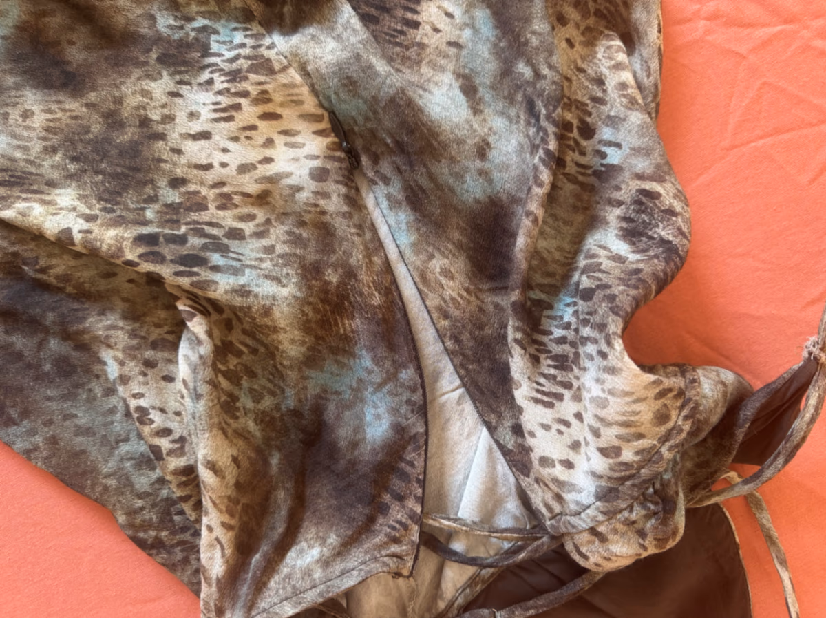 Pull&Bear animal print slip dress, photo 5