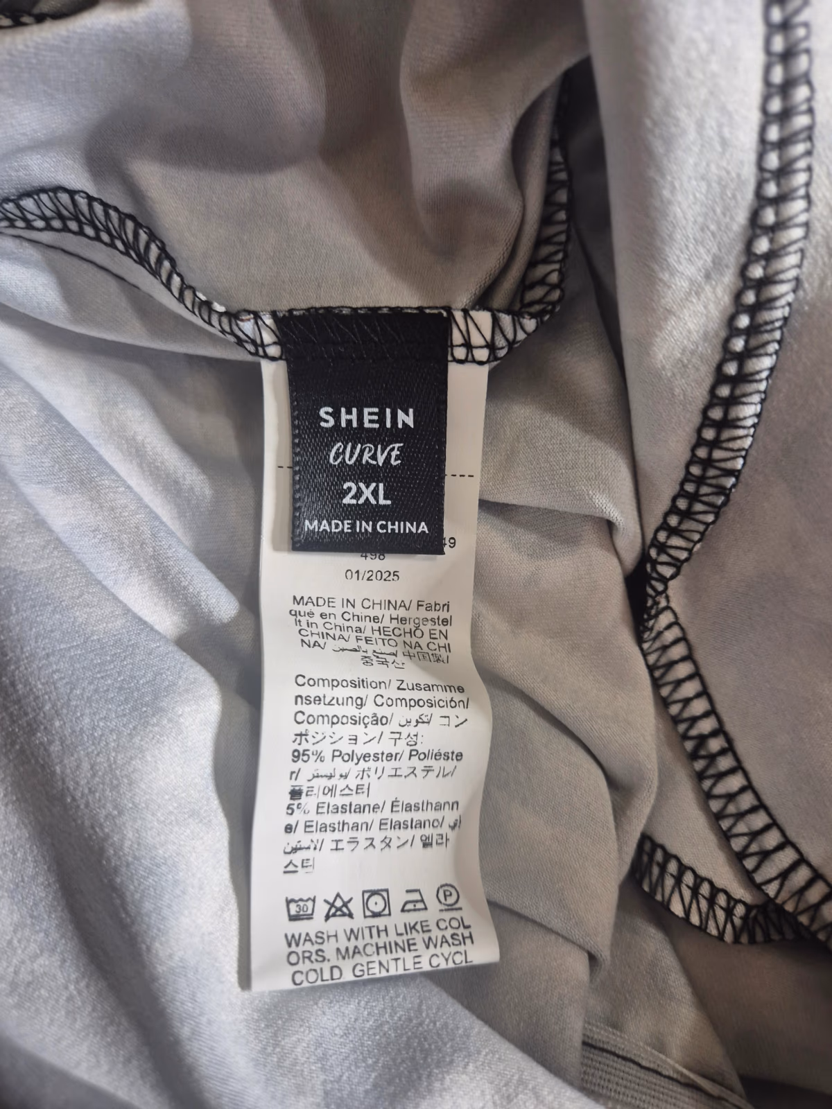 Slaydiva / SHEIN CURVE Plus Size Leopard Print Wide-Leg Jumpsuit, photo 4