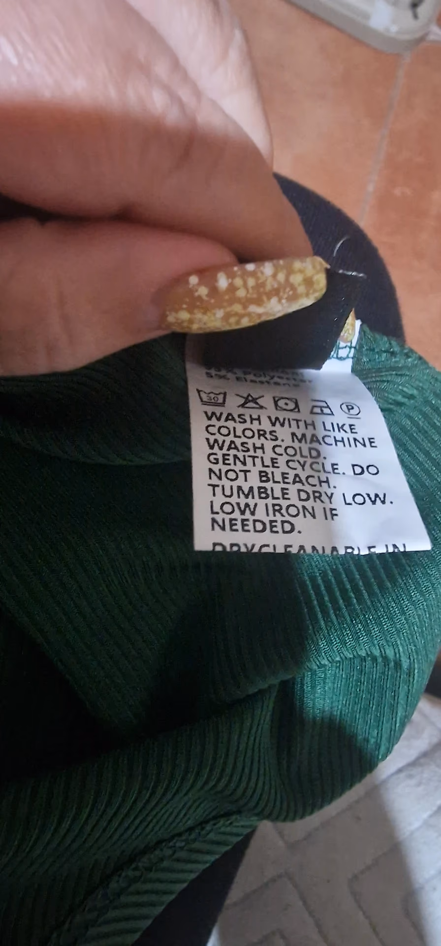 Body senza maniche a coste verde, foto 2