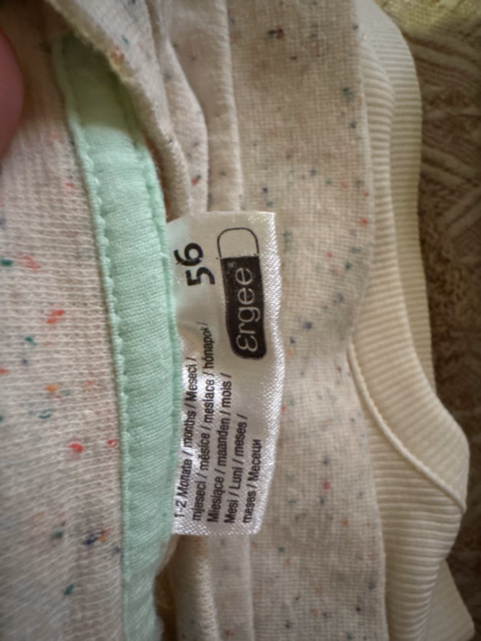 Speckled Cream Long Sleeve Sweatshirt, photo 3