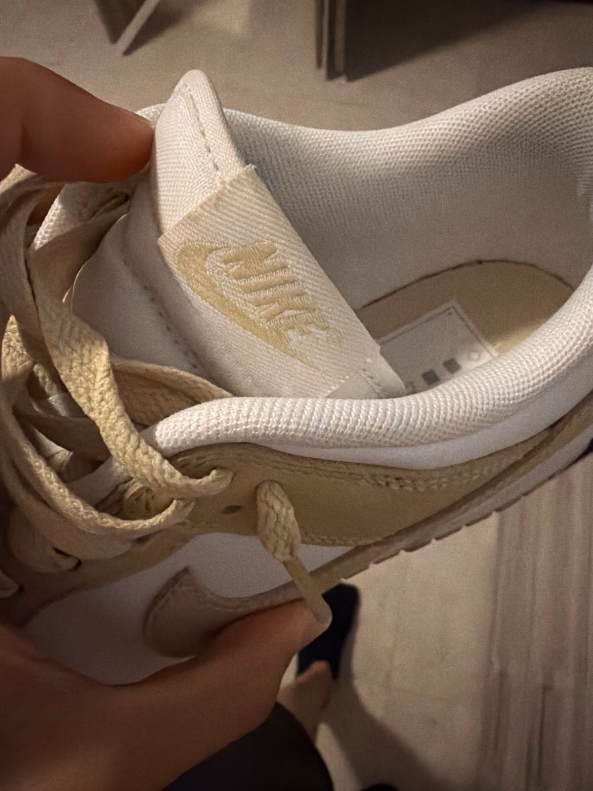 Nike Dunk Low Beige Trainers, photo 2