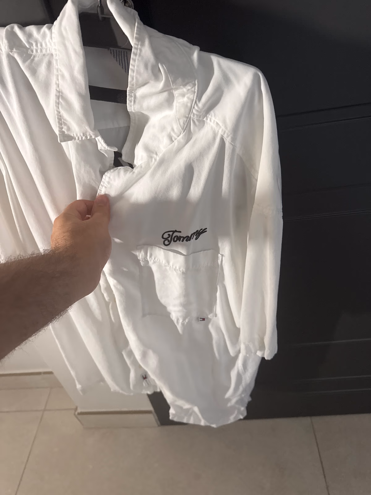 White Logo Overshirt, photo 2