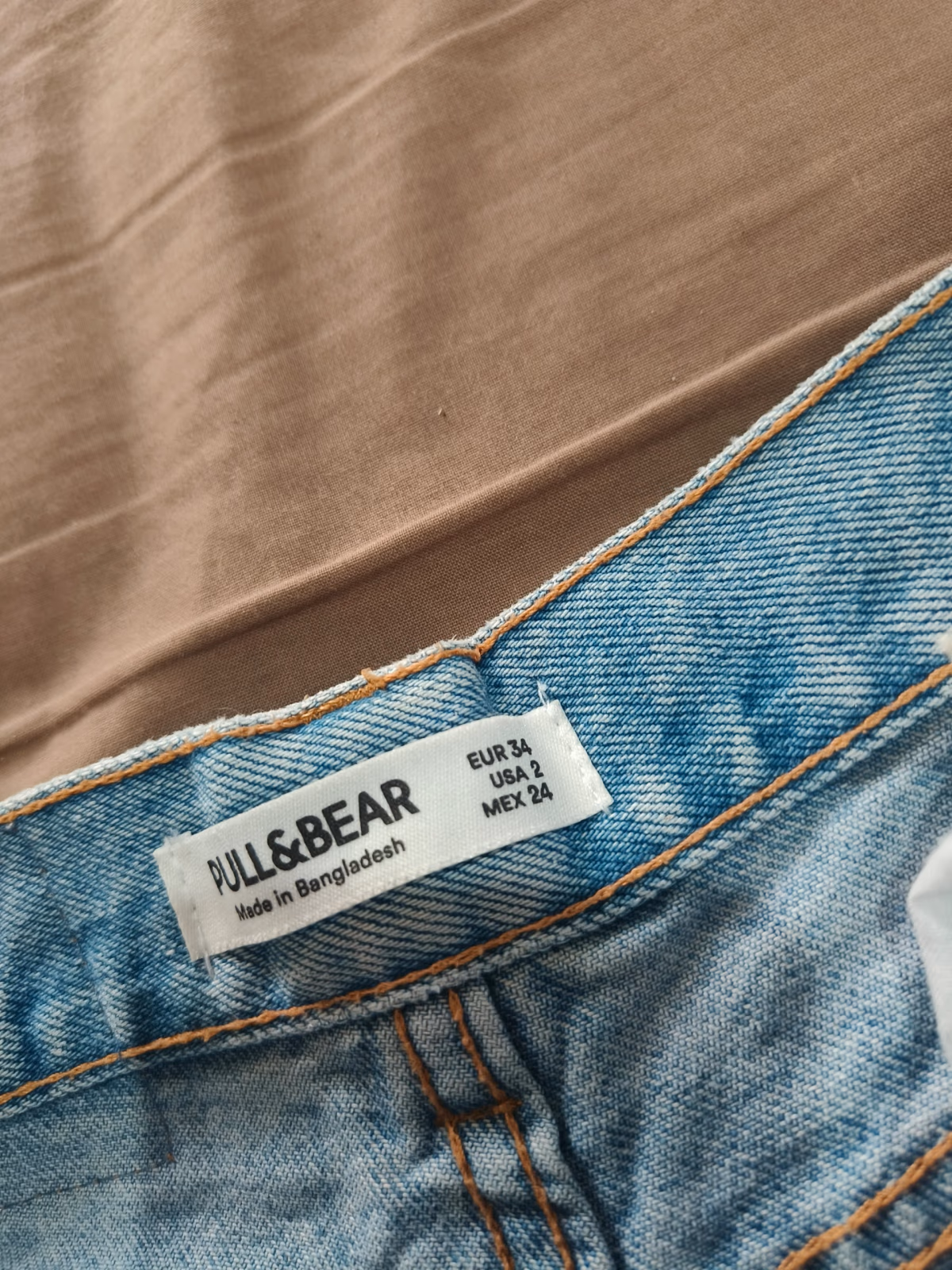 Pull&Bear Light Wash Denim Shorts, photo 3