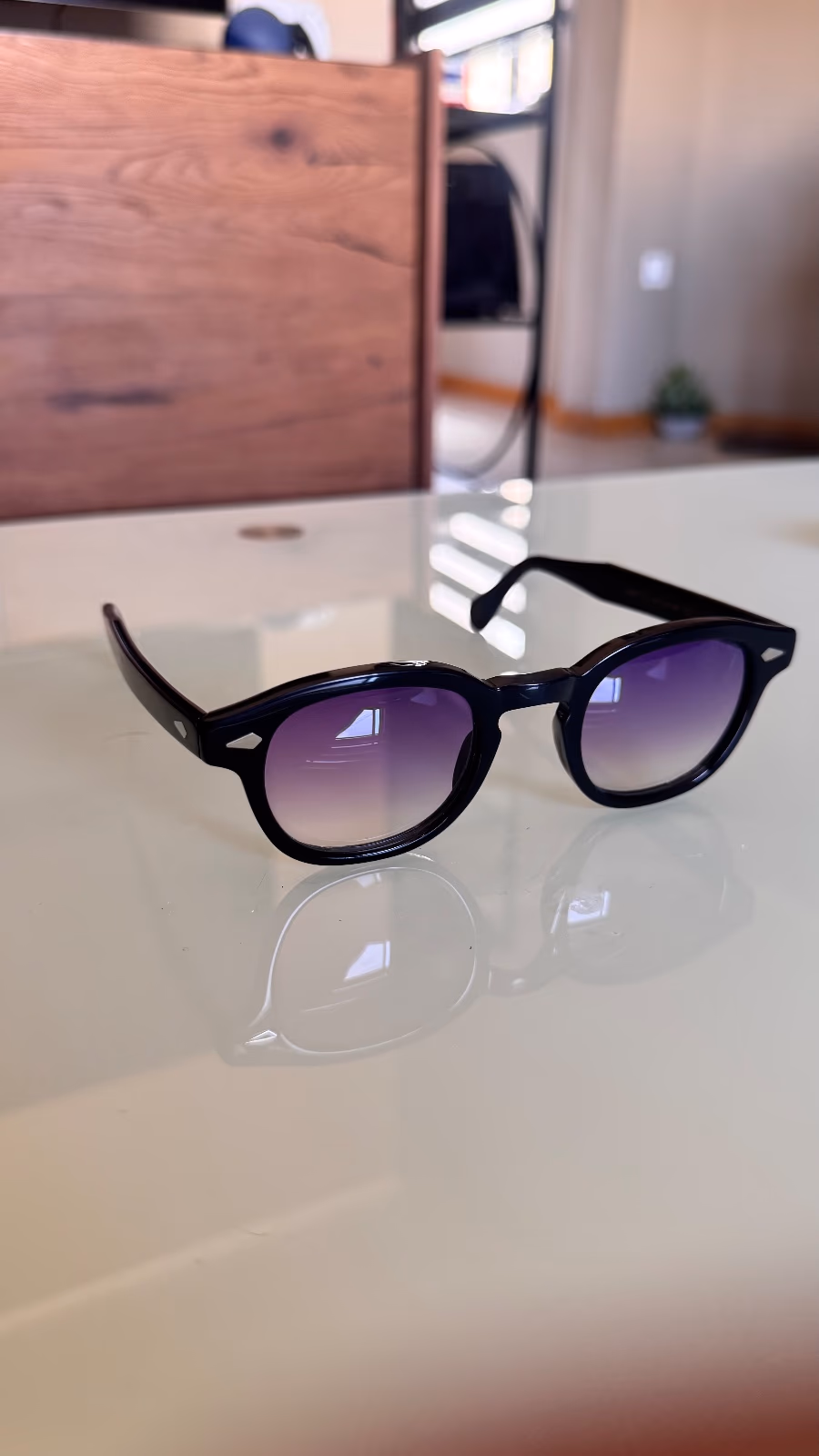 Moscot Black Frame Sunglasses 46mm, photo 2