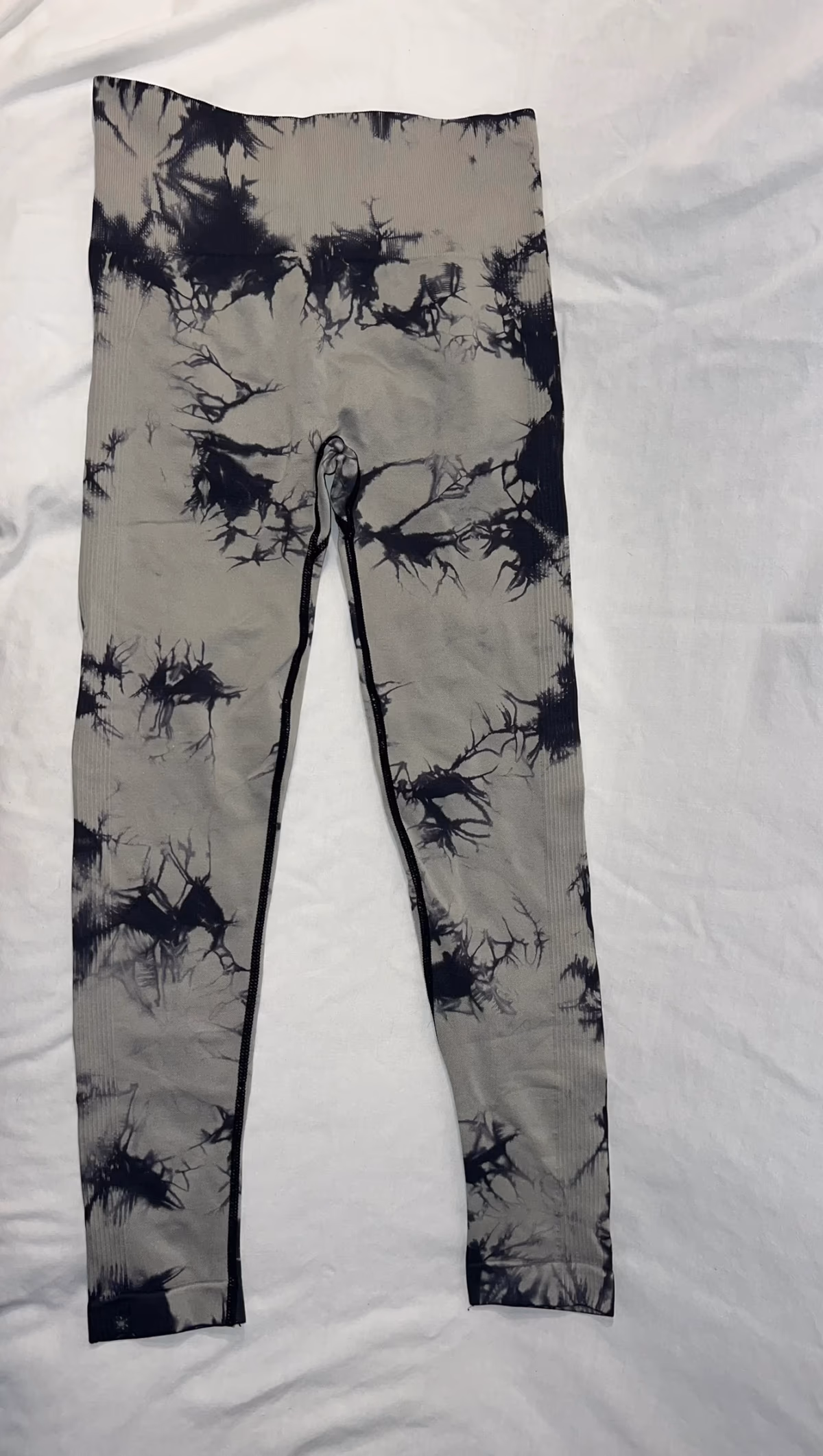 Leggings da palestra senza cuciture con effetto tie-dye, foto 3