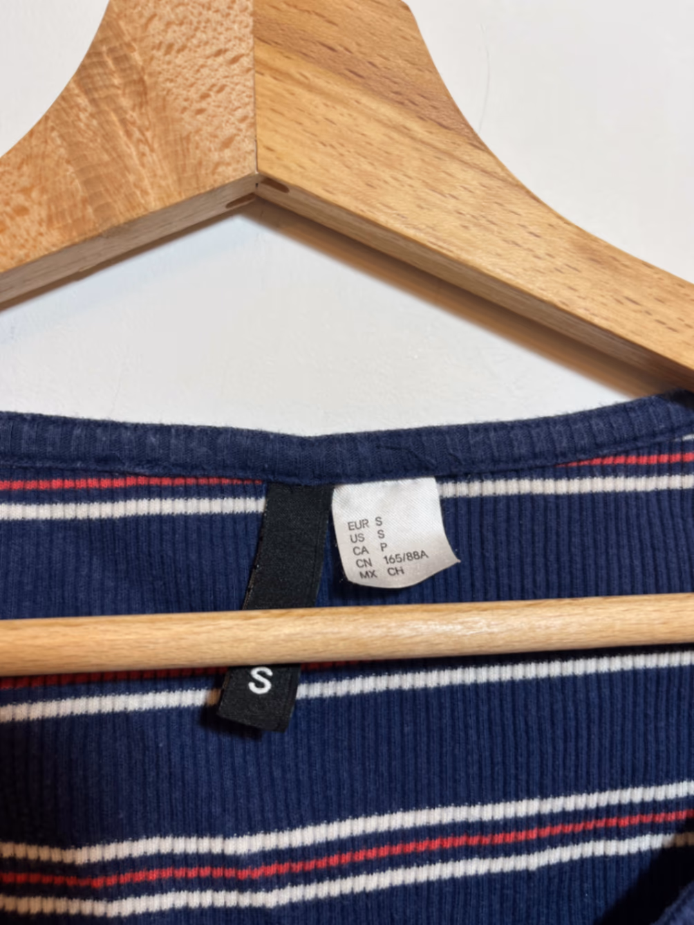 Divided Ribbed Striped Short Sleeve Top, photo 3