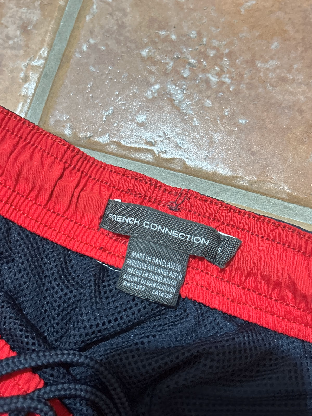 Navy French connection swim shorts , photo 3